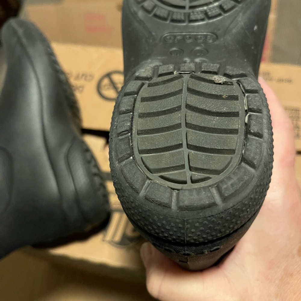 Crocs rain boots size W4 like NEW price firm - Picture 5 of 7